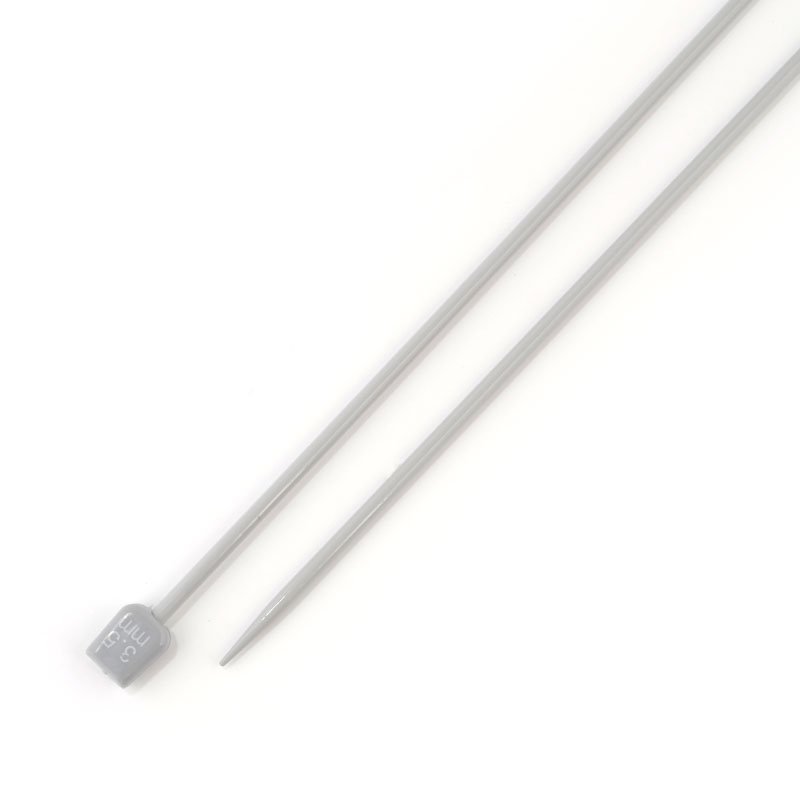 Спицы для вязания прямые D 3,5 мм 35 см (2 шт) ТВ	