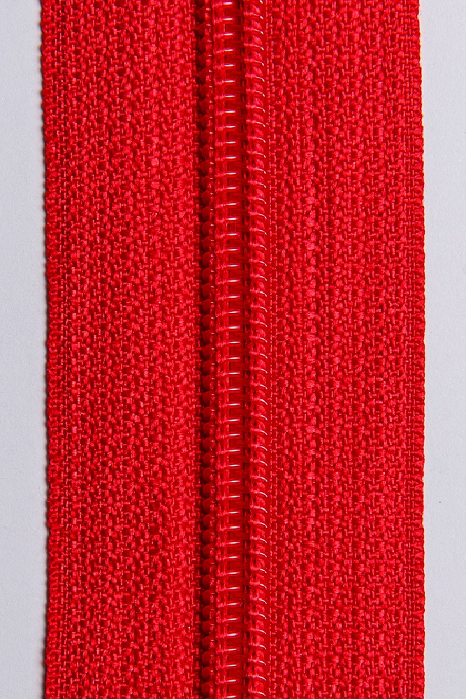 Молния спираль №5 65 см 148 красный