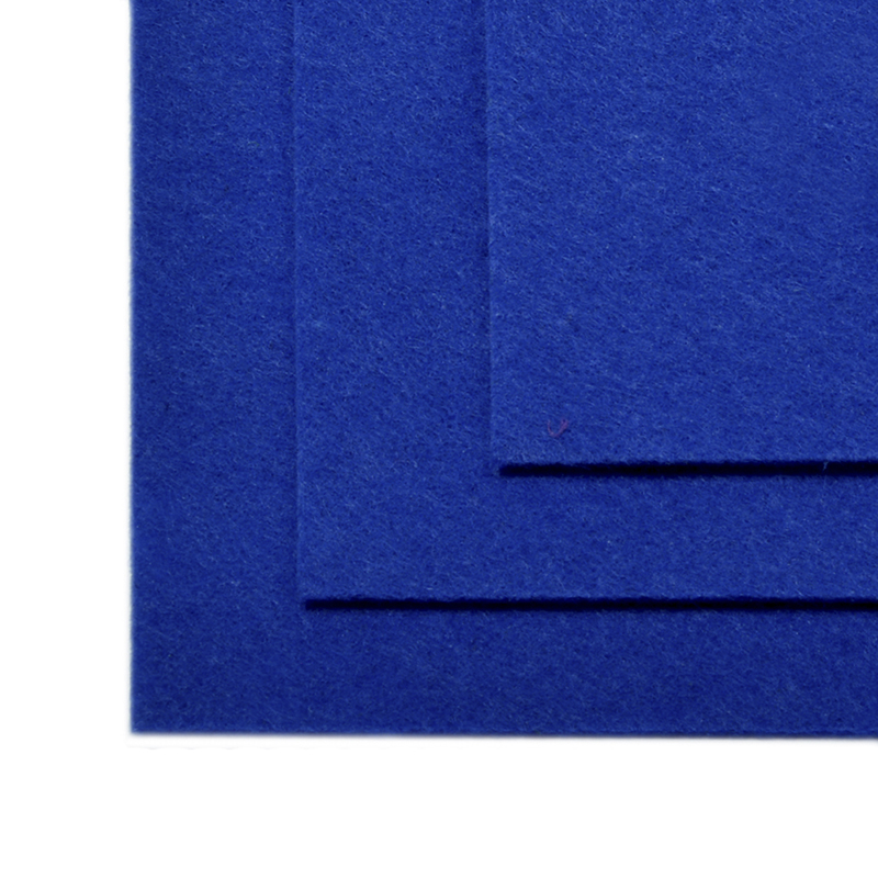Фетр листовой жесткий 1мм 20х30см арт.FLT-H1 уп.10 листов цв.679 синий