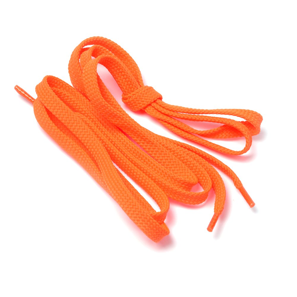 Шнурки 100 см D -0.8 2шт цв люминесц оранжевый 859