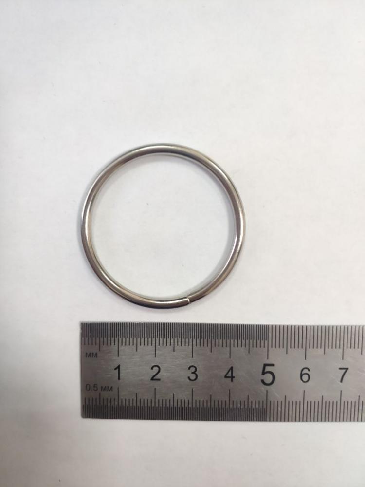 Кольцо металлическое, 40мм, никель, (100шт)