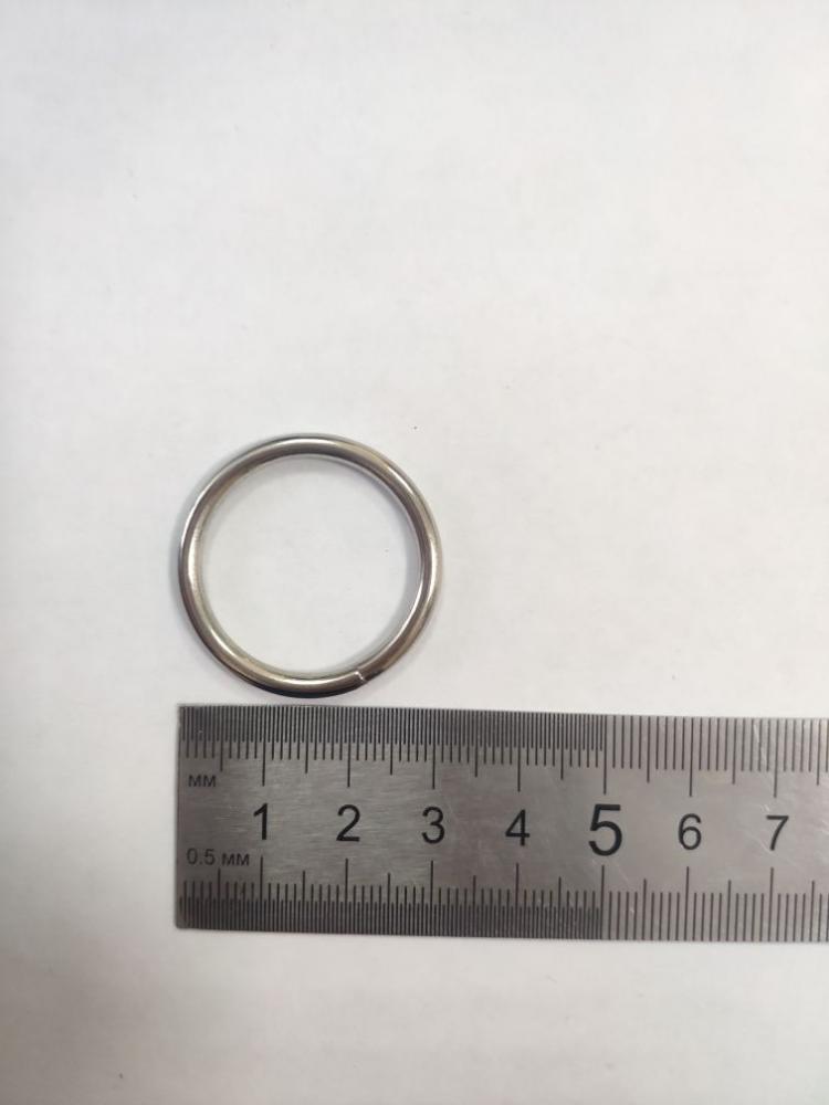 Кольцо металлическое, 25мм, никель (100шт)