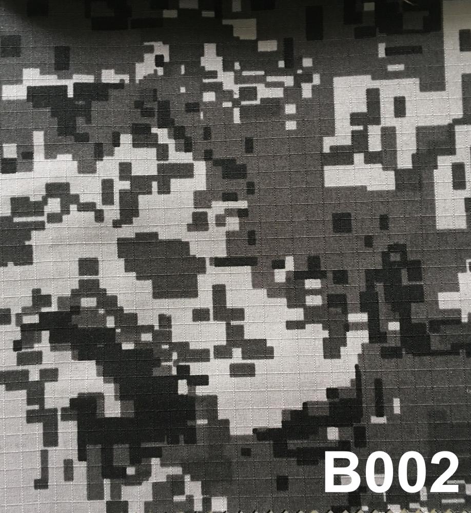 Гретта Рип Стоп Пиксель серый В 002, 210г/м2, 20% х/б, 80% п/э, шир. 150 см